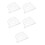 5Pcs White ABS Corner Shelf for Aquarium Organizing and Storage 4