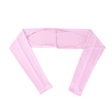 Pink Shawl Cuff Sleeves Sunscreen Arm Protection Uv Stretchy