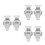 12Pcs Stainless Steel Toggle Latch Spring Loaded Lock Buckle for Boxes 8
