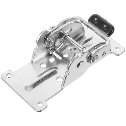 4Pcs Silver Folding Shelf Hinges Iron Material Self-Closing DIY Usage 1