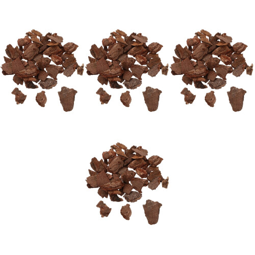 4Packs Durable Tree Bark Material for Rustic Sand Table Decoration Kit 2