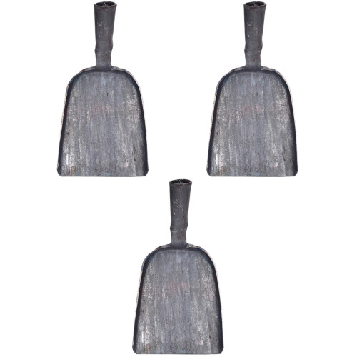 3Pcs Compact Silver Steel Ash for Bbq Fireplace 1