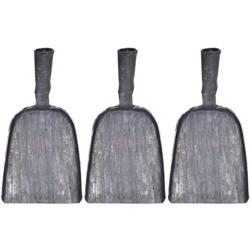 3Pcs Compact Silver Steel Ash for Bbq Fireplace 2