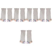 5Pairs Breathable Cotton Toe Socks for Women Casual Sports Multicolor