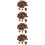 4Packs Durable Tree Bark Material for Rustic Sand Table Decoration Kit 7