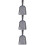 3Pcs Compact Silver Steel Ash for Bbq Fireplace 6