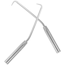 2Pcs Steel Fence Tying Tool Silver Garden Plant Climbing Hook Durable