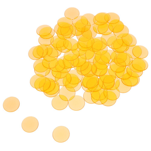 200Pièces Points De Jeu ABS Orange Accessoires Pour Parties 2