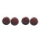 2Pcs Coffee Stone Ear Piercing Plugs Ear Tunnel Expanders for Parties 4