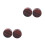 2Pcs Coffee Stone Ear Piercing Plugs Ear Tunnel Expanders for Parties 5