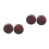 2Pcs Coffee Stone Ear Piercing Plugs Ear Tunnel Expanders for Parties 6