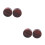 2Pcs Coffee Stone Ear Piercing Plugs Ear Tunnel Expanders for Parties 8