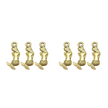 40Pcs Durable Alloy Golden Charm Pendants DIY for Necklace Bracelets