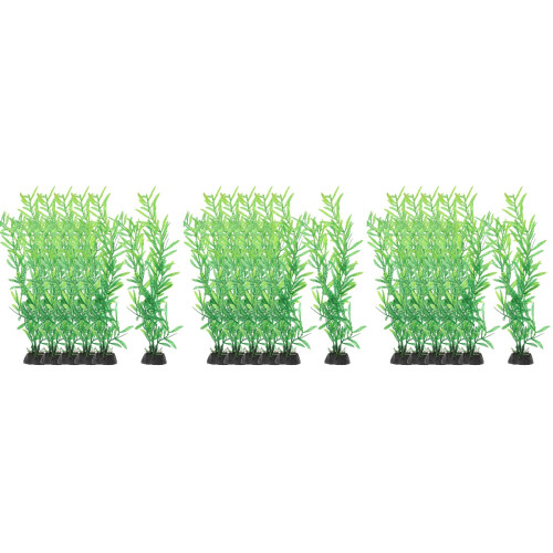 30Pcs Safe Plastic Aquarium Plants Artificial Fish Tank Ornament