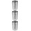 3Pcs Metal Cutlery Holder Silver Kitchen Spoon Fork Organizer 1