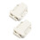 2pcs Cabinet Door Self-Locking Lock White 5