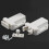2pcs Cabinet Door Self-Locking Lock White 6