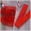 2Stk Mini Holzzaun Gartenzaun Rot Langlebig Dekorativ 2