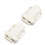 2pcs Cabinet Door Self-Locking Lock White 7