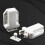 2pcs Cabinet Door Self-Locking Lock White 8