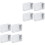 Set Of 2 Blind Fitting Brackets Roller Mechanism Support For Blinds 3