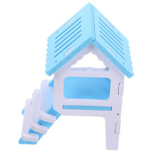 Hamster Hides Hideout House Sky-Blue Pvc 1 Set