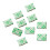 180Pcs White Cable Tie Holders with Corrosion Resistant Design 8