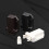 2pcs Cabinet Door Self-Locking Lock White 9