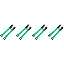 8Pcs Nylon Chicken Collars Rooster Neck Belts Anti Crowing Green Bands