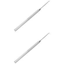 2Pièces Outil Enfilage Cordage Raquette Métal Argenté Polyvalent Sport