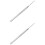 2Pcs Silver Stringing Wire Pulling Tool for Tennis Badminton Racket 1