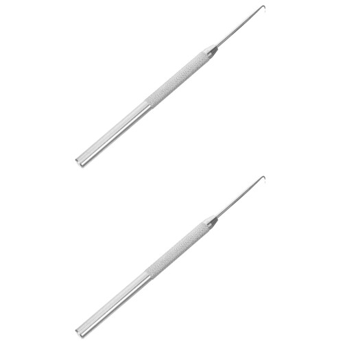2Pcs Silver Stringing Wire Pulling Tool for Tennis Badminton Racket
