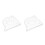 2Pcs White ABS Multifunctional Corner Shelf for Aquarium Storage 4