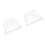 2Pcs White ABS Multifunctional Corner Shelf for Aquarium Storage 7