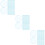 300Pcs Durable Blue Plastic Chips Game Counting Markers for Kids 10