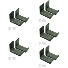 10Pcs Multi-Functional Grey Metal Snowboard Display and Storage Rack