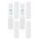 6Pcs Leakproof Plastic Sponge Applicator Bottles White for Home Use 1