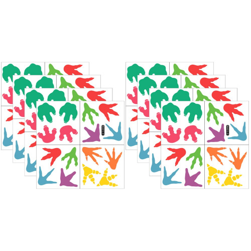 2Sets Assorted Dinosaur Wall Decals Floor Stickers Kid's Party Decor