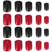 48Pcs Artificial Nail Decals Fashionable Fake Nail Tips for DIY Nails