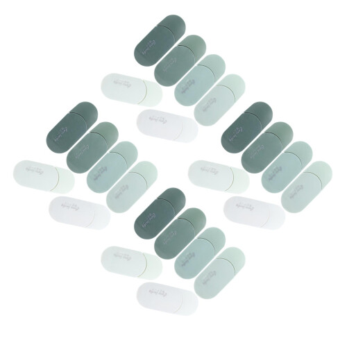 24Pcs Green Correction Tape Easy Use Plastic White Tape for Students