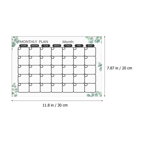 1Set Clear Acrylic Message Board Multi-Function Home Desk Memo Board 1