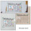 1Set Clear Acrylic Message Board Multi-Function Home Desk Memo Board 3