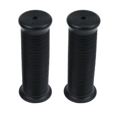 1Pair Cycling Handlebar Grips Rubber Anti-Slip Ergonomic Black Covers