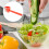 3Pcs Safe Yellow Vegetable Flower Cutter Spiral Kitchen Tools 10