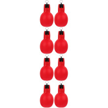 8Pcs Bright Red Small Squeeze Whistles for Outdoor Camping and Hiking