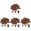 4Packs Durable Tree Bark Material for Rustic Sand Table Decoration Kit 1