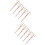 100Pcs Red Cocktail Picks Bamboo Fruit Sticks for Bars and Appetizers 7