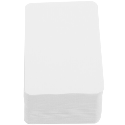 500Pcs White Note Cards Thickened Compact Blank Business Cards 2