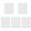 500Pcs White Note Cards Thickened Compact Blank Business Cards 4
