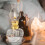 2Pcs Rustic Glass Oil Lamp Adjustable Flame Emergency Lantern 6